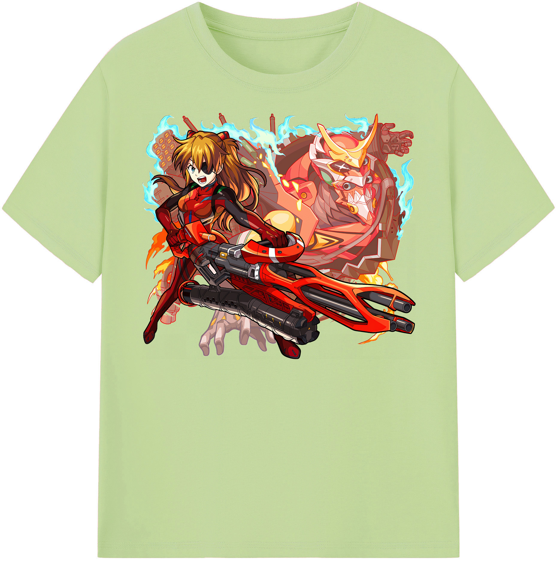 （画像用） EVA 新世紀エヴァンゲリオン 綿100％半袖Tシャツ（フロントプリント）